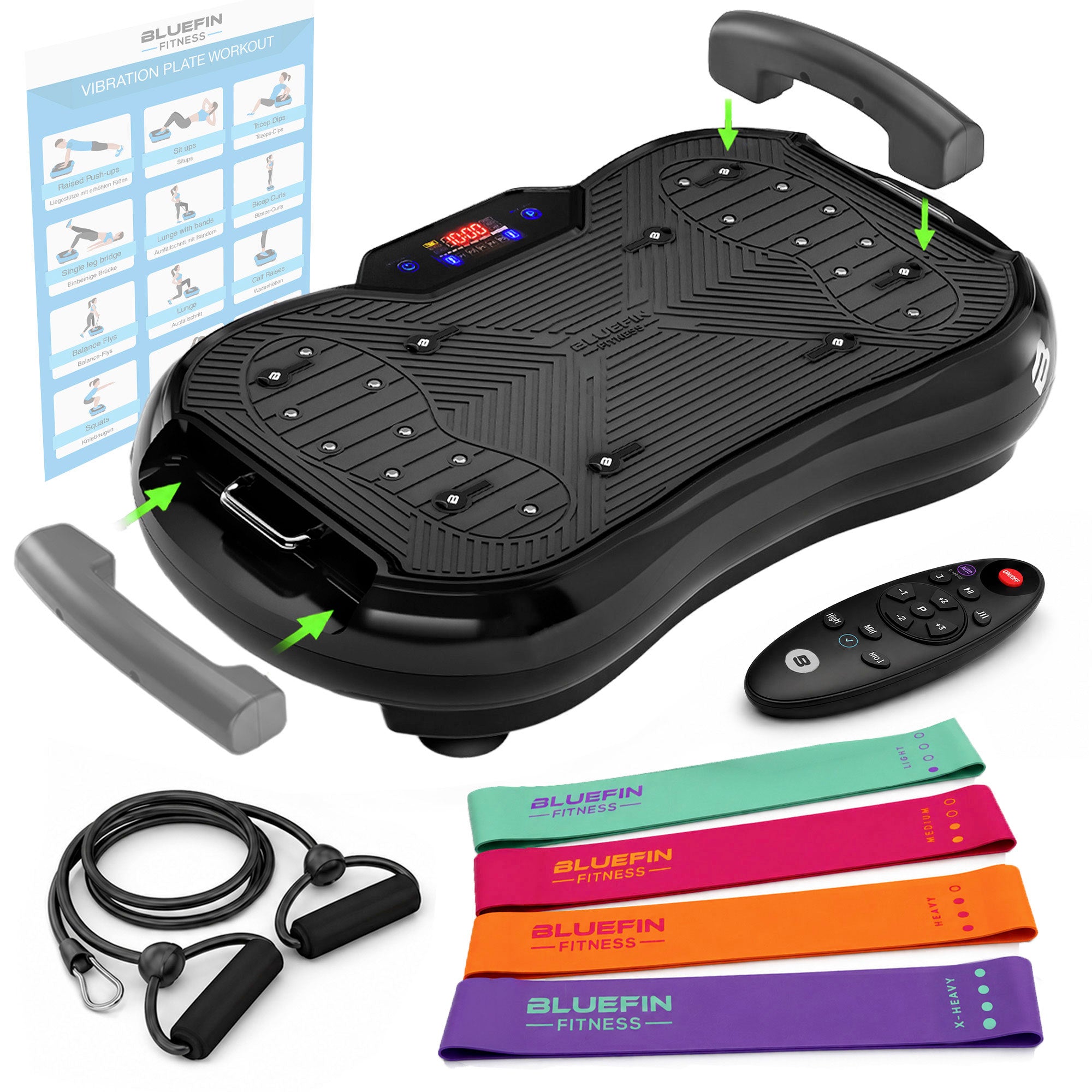 bluefin-fitness-ultra-slim-plus-plateforme-vibrante-180-niveaux-poign-es-amovibl image 1