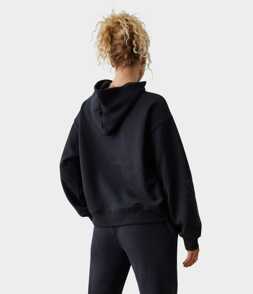 manduka-half-moon-hoodie-femme-polaire-bross-e-oversize image 2