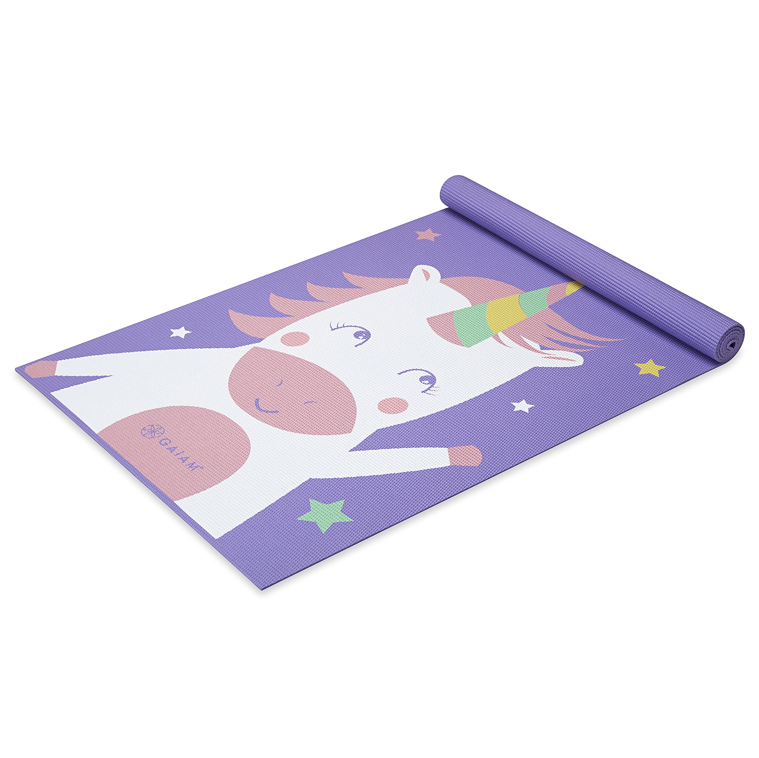 gaiam-tapis-de-yoga-enfant-152-4-x-61-cm-x-3-mm-imprim-s-fun image 1