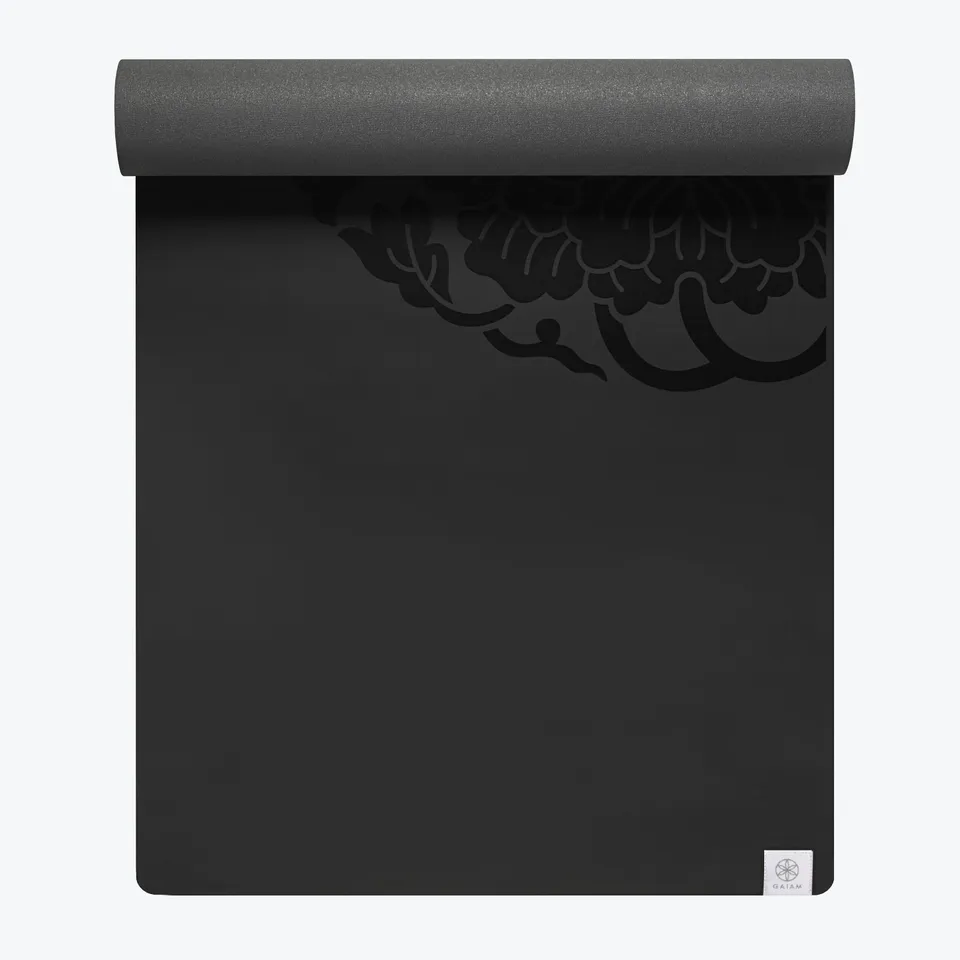 gaiam-performance-dry-grip-yoga-mat-xl-5mm-tapis-extra-long-et-large image 1
