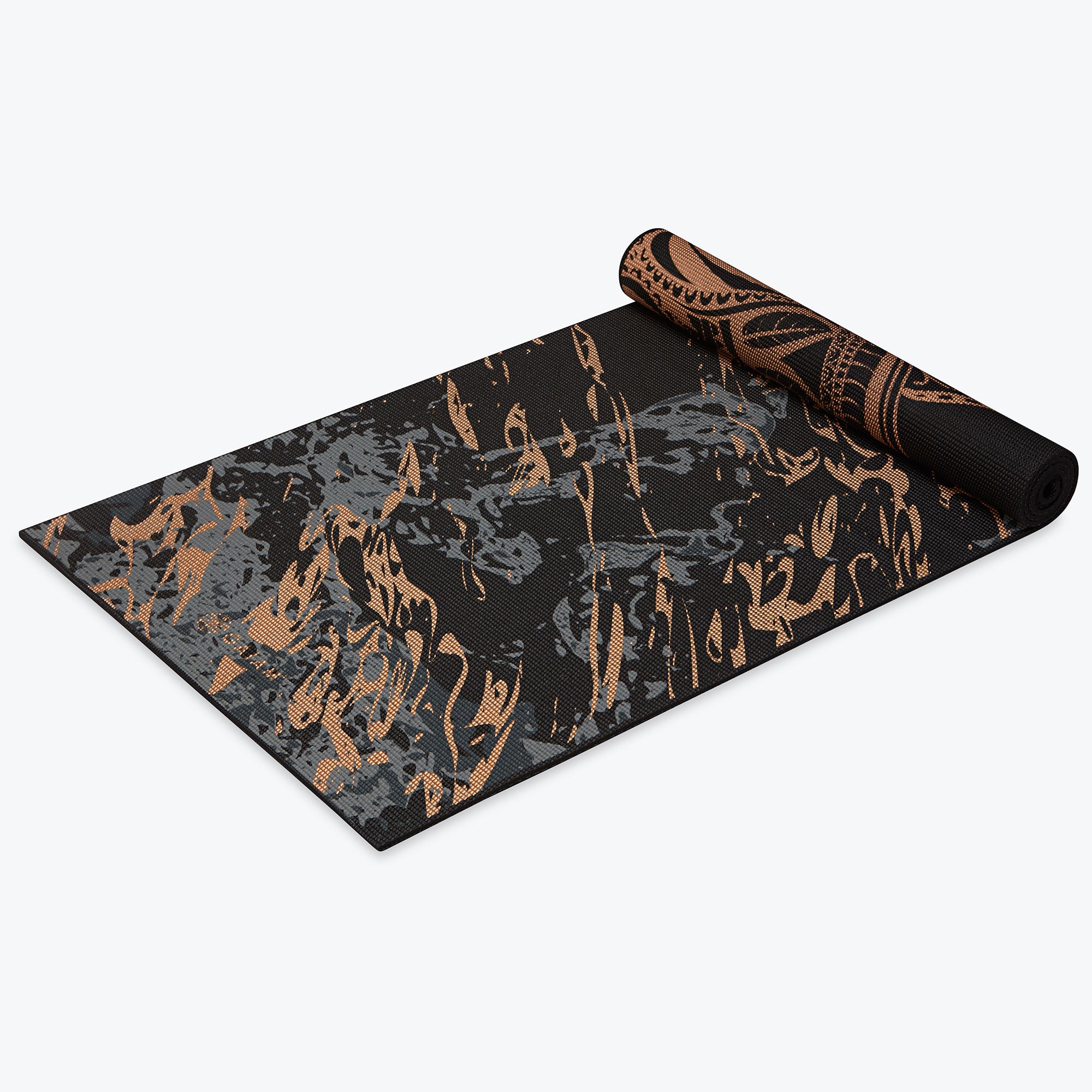 gaiam-premium-reversible-marbled-bronze-medallion-tapis-de-yoga-6-mm image 6