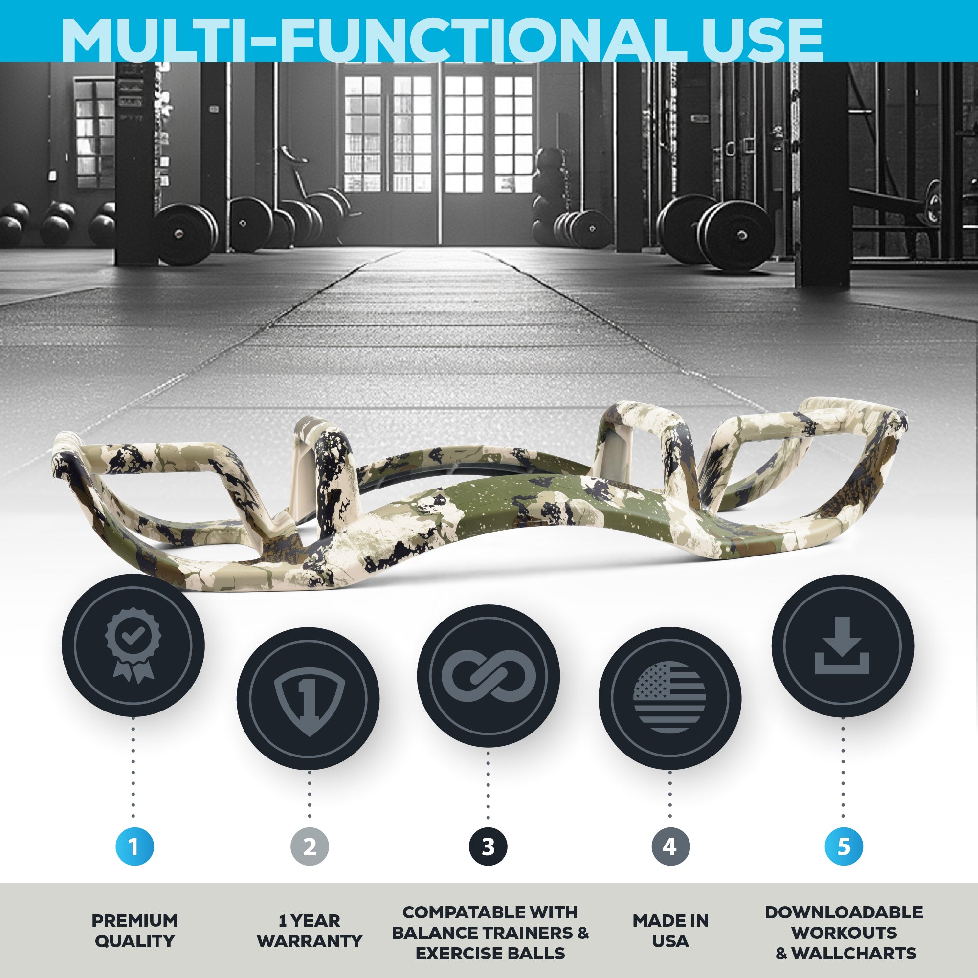 bosu-helm-camo-collection-barre-de-pompes-push-up-bar image 3