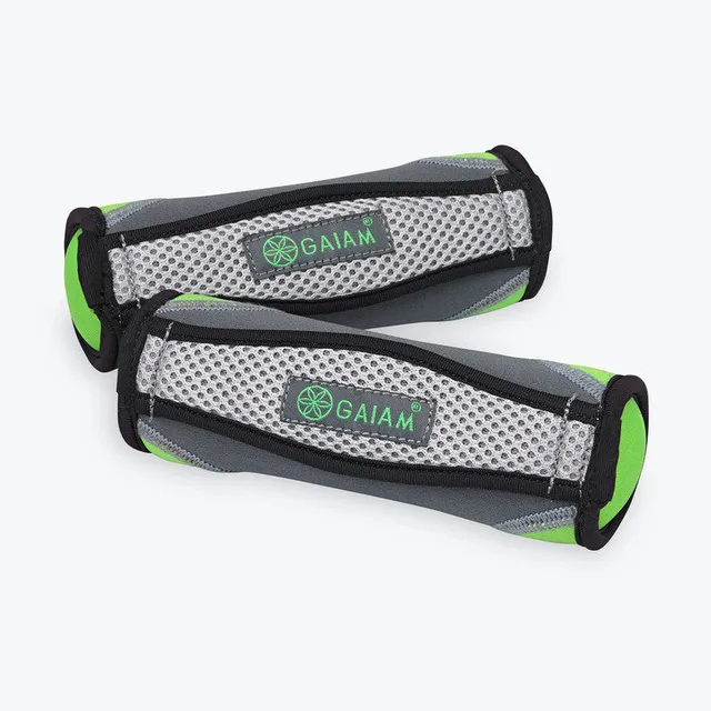 gaiam-walking-weights-poids-de-marche-sable-2-lb-et-4-lb image 1
