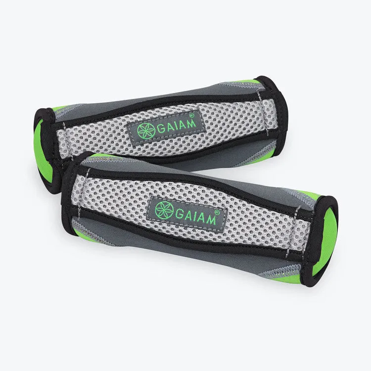 gaiam-walking-weights-poids-de-marche-sable-2-lb-et-4-lb image 1