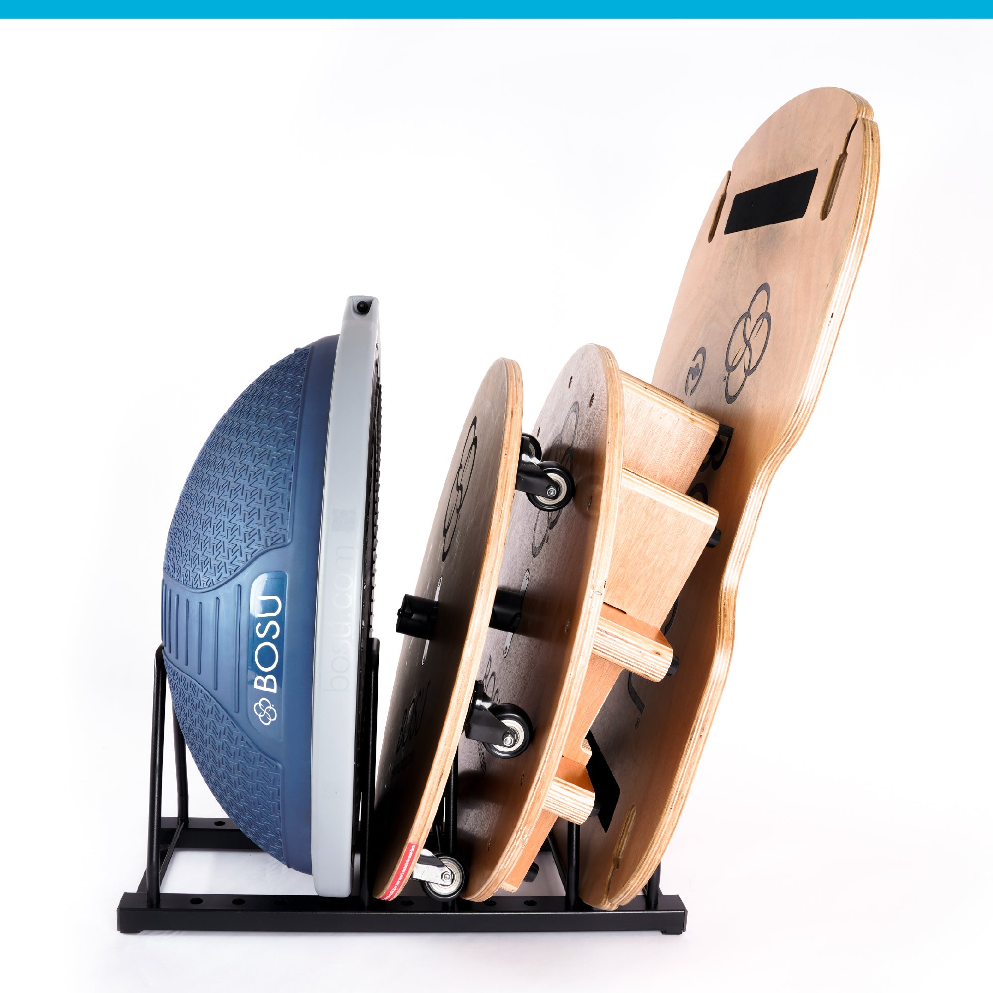 bosu-universal-storage-rack-rangement-balance-trainer image 2